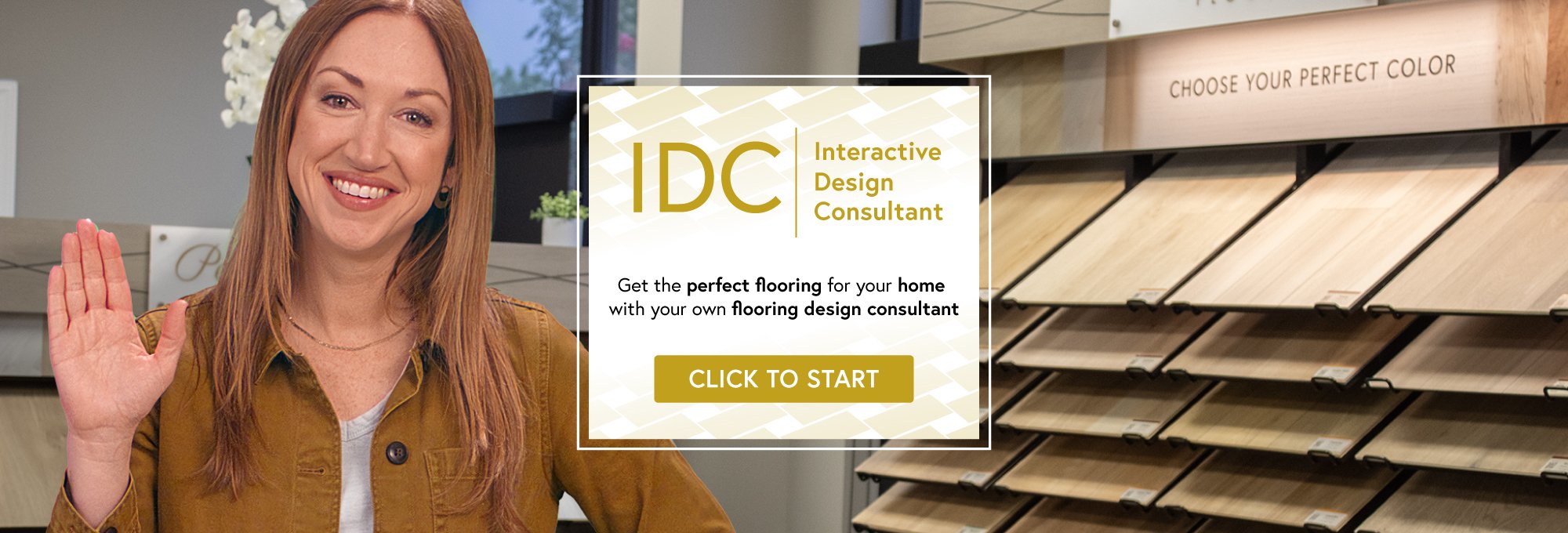 Start with our Interactive Design Consultant at Pulskamps Flooring Plus in Batesville, IN