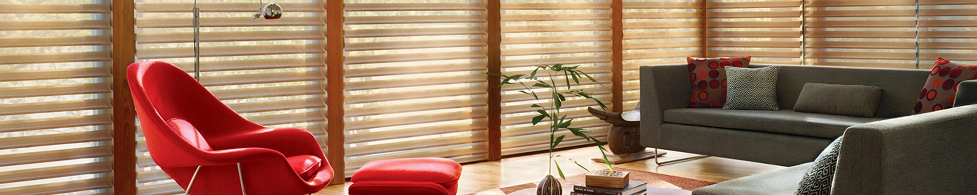 Window treatments provided by Pulskamps Flooring Plus